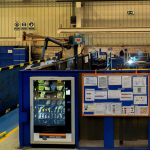 Imagen Máquinas expendedoras Eureka-Vending para entornos industriales.
